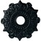Ekena Millwork Preston Ceiling Medallion (Fits Canopies up to 4"), Hand-Painted Night Shade, 17 1/2"OD x 4"ID x 1"P CM17PRNSF - alternate 1